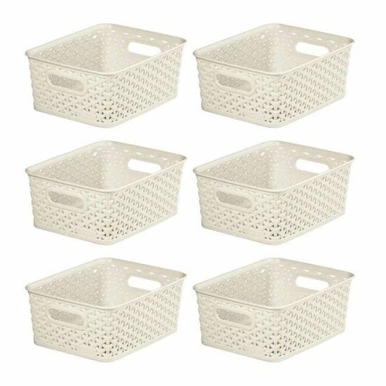 Curver My Style Storage Basket 4 Litres Pack Of 6 4 Curver My Style Storage Basket 4 Litres Pack Of 6 - Image 2