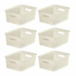 Curver My Style Storage Basket 4 Litres Pack Of 6