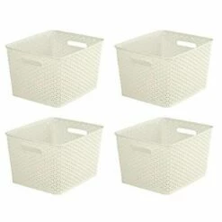 Curver My Style Storage Basket 18 Litres Pack Of 4