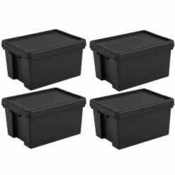 Wham Bam Recycled Storage Boxes 16 Litre Pack Of 4