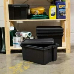 Wham Bam Recycled Storage Boxes 16 Litre Pack Of 4 16 Wham Bam Recycled Storage Boxes 16 Litre Pack Of 4 -office furniture shop 0140046826 3