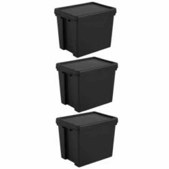 Wham Bam Recycled Storage Boxes 24 Litre Pack Of 3