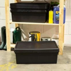 Wham Bam Recycled Storage Boxes 36 Litre Pack Of 3 Black -office furniture shop 0140046828 3