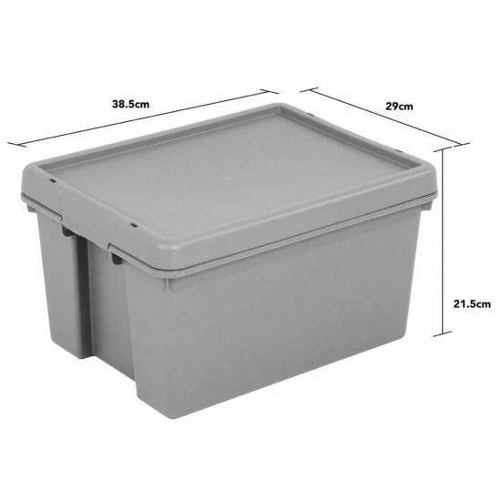 Wham Bam Recycled Storage Boxes 16 Litre Pack Of 4 10 Wham Bam Recycled Storage Boxes 16 Litre Pack Of 4 - Image 8