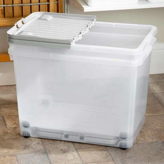 Wham 80 Litre Box With Wheels And Folding Lid Pack Of 2 5 Wham 80 Litre Box With Wheels And Folding Lid Pack Of 2 - Image 3