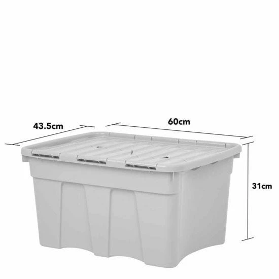 Wham Upcycle 54 Litre Croc Box And Lid Pack Of 2 4 Wham Upcycle 54 Litre Croc Box And Lid Pack Of 2 - Image 2