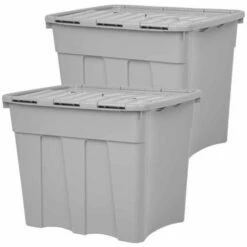 Wham Upcycle 80 Litre Croc Box And Lid Pack Of 2