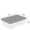 Wham Crystal 32 Litre Pack Of 3 Clear Black Lid 1 Wham Crystal 32 Litre Pack Of 3 Clear Black Lid -office furniture shop 0140046999 2
