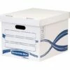Fellowes Bankers Box Economy Cardboard Storage Box Medium Pack Of 10 -office furniture shop 0140076857 1 1