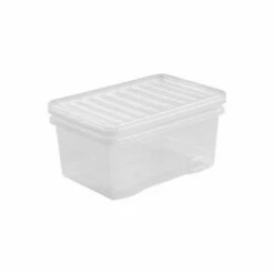 Wham Boxes 45 Litre Pack Of 3 Clear -office furniture shop 0142024515 3