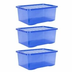 Wham 45L Crystal Box And Lid Set Of 3 9 Wham 45L Crystal Box And Lid Set Of 3 -office furniture shop 0142025105 2