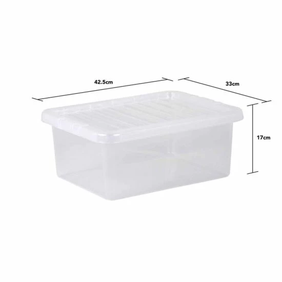 Wham 17L Crystal Box And Lid Set Of 3 5 Wham 17L Crystal Box And Lid Set Of 3 - Image 3
