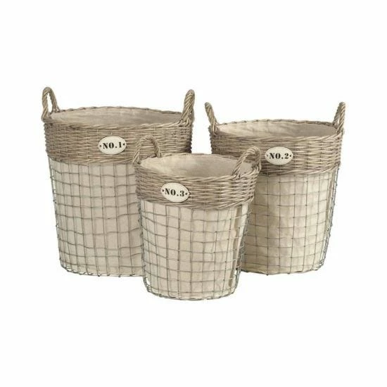 Lida Laundry Baskets Set Of 3 3 Lida Laundry Baskets Set Of 3