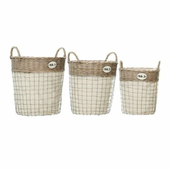 Lida Laundry Baskets Set Of 3 4 Lida Laundry Baskets Set Of 3 - Image 2