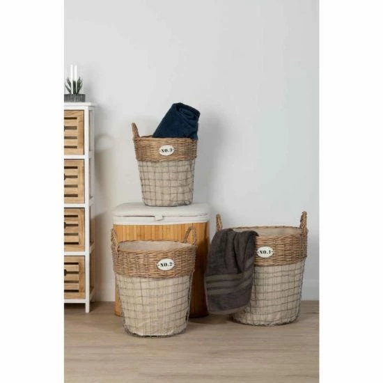 Lida Laundry Baskets Set Of 3 7 Lida Laundry Baskets Set Of 3 - Image 5