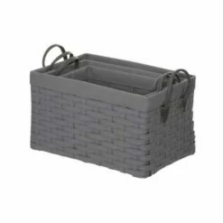 Lida Rectangular Storage Baskets Set Of 3 9 Lida Rectangular Storage Baskets Set Of 3 -office furniture shop 0142100026 1