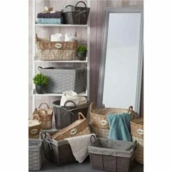 Lida Rectangular Storage Baskets Set Of 3 10 Lida Rectangular Storage Baskets Set Of 3 -office furniture shop 0142100026 3