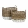 Hampstead Oval Storage Baskets Set Of 2 -office furniture shop 0142100049