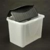Tontarelli Flip Lid Plastic Storage Box 42 Litre 1 Tontarelli Flip Lid Plastic Storage Box 42 Litre -office furniture shop 0142140015