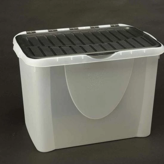 Tontarelli Flip Lid Plastic Storage Box 42 Litre 4 Tontarelli Flip Lid Plastic Storage Box 42 Litre - Image 2