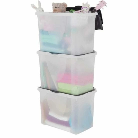 Tontarelli Flip Lid Plastic Storage Box 70 Litre 6 Tontarelli Flip Lid Plastic Storage Box 70 Litre - Image 4