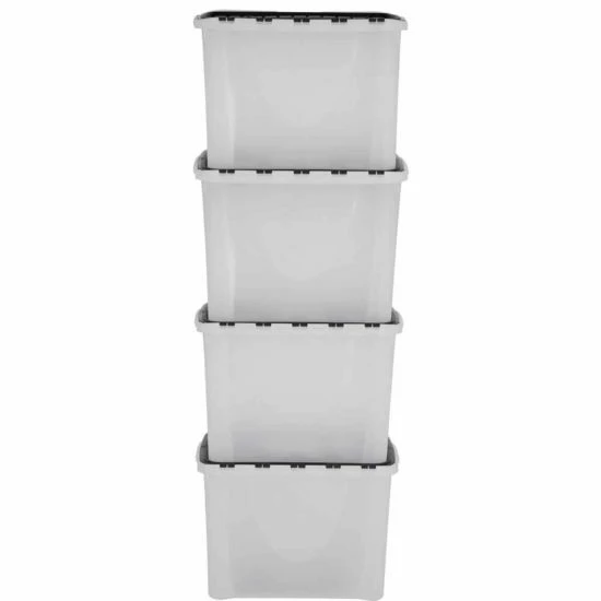 Tontarelli Flip Lid Plastic Storage Box 70 Litre 5 Tontarelli Flip Lid Plastic Storage Box 70 Litre - Image 3