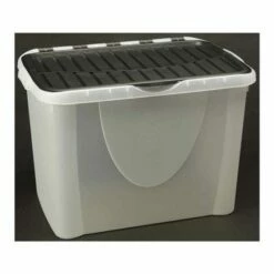 Tontarelli Flip Lid Plastic Storage Box 70 Litres Pack Of 2