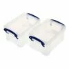 Really Useful Box 0.7 Litres Twin Pack -office furniture shop 0161203150 1