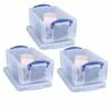 Really Useful Box 5 Litre Clear Pack Of 3 -office furniture shop 0161203865 7