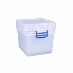 Really Useful Nestable Storage Box 33.5 Litre Pack Of 3