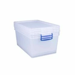 Really Useful Nestable Storage Box 62 Litre Pack Of 3