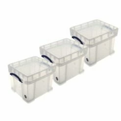 Really Useful Storage Box 35 Litre XL Pack Of 3 -office furniture shop 0161203878