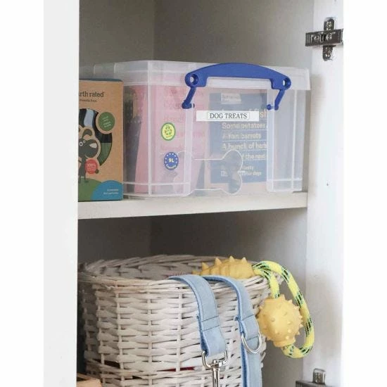 Really Useful Box 9 Litre Pack Of 9 Clear 4 Really Useful Box 9 Litre Pack Of 9 Clear - Image 2