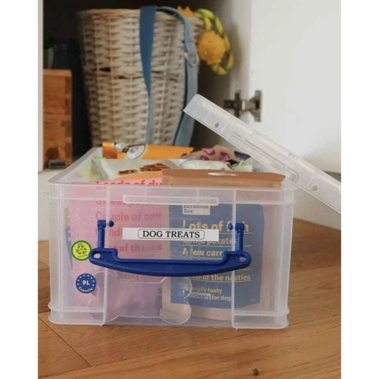 Really Useful Box 9 Litre Pack Of 9 Clear 5 Really Useful Box 9 Litre Pack Of 9 Clear - Image 3