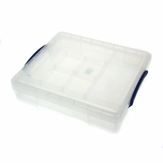 Really Useful Box 7 Litre + Tray Clear 3 Really Useful Box 7 Litre + Tray Clear