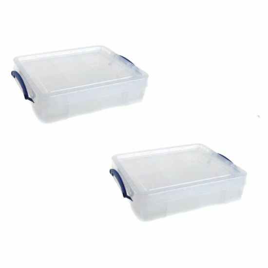 Really Useful Storage Box 11 Litre Plus Tray Pack Of 2 5 Really Useful Storage Box 11 Litre Plus Tray Pack Of 2 - Image 3