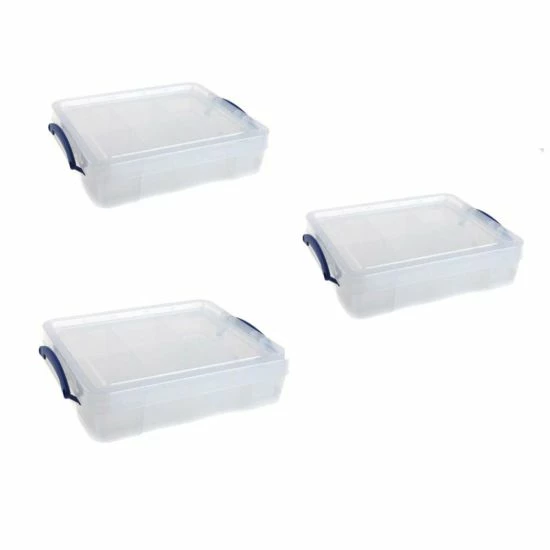 Really Useful Storage Box 11 Litre Plus Tray Pack Of 3 5 Really Useful Storage Box 11 Litre Plus Tray Pack Of 3 - Image 3