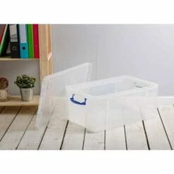 Really Useful 64 Litre Pack 2 Clear -office furniture shop 0161206537 3