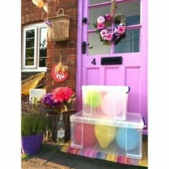 Really Useful 64 Litre Pack 2 Clear -office furniture shop 0161206537 7