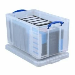 Really Useful Box 84 Litre Clear -office furniture shop 0161206932 3