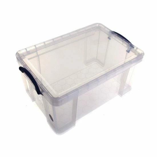Really Useful Storage Box 48 Litre Clear 3 Really Useful Storage Box 48 Litre Clear