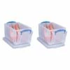 Really Useful Storage Box 14 Litre Open Front Clear -office furniture shop 0161208416 4