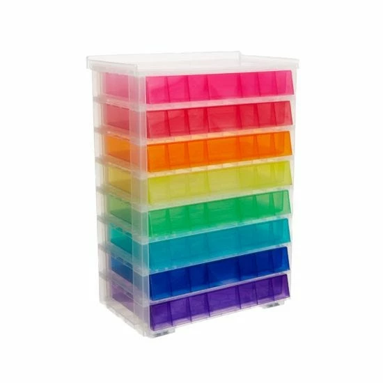 Really Useful Storage Drawer Unit 8 X 0.9 Litre Rainbow 3 Really Useful Storage Drawer Unit 8 X 0.9 Litre Rainbow