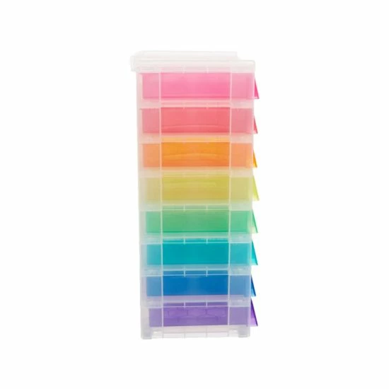 Really Useful Storage Drawer Unit 8 X 0.9 Litre Rainbow 4 Really Useful Storage Drawer Unit 8 X 0.9 Litre Rainbow - Image 2