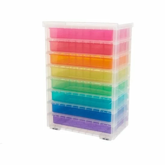 Really Useful Storage Drawer Unit 8 X 0.9 Litre Rainbow 5 Really Useful Storage Drawer Unit 8 X 0.9 Litre Rainbow - Image 3