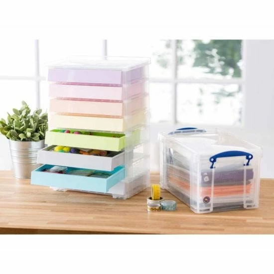 Really Useful Storage Drawer Unit Pastel 8 X 0.8 Litre 3 Really Useful Storage Drawer Unit Pastel 8 X 0.8 Litre