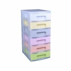 Really Useful Storage Drawer Unit Pastel 6 X 7 Litre