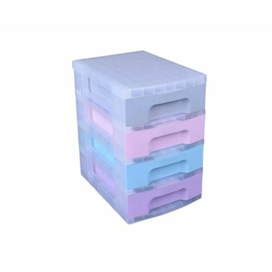 Really Useful Storage Drawer Unit Pastel 4x7 Litre 5 Really Useful Storage Drawer Unit Pastel 4x7 Litre - Image 3