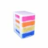 Really Useful Storage Drawer Unit Clear/Rainbow 4x7 Litre 1 Really Useful Storage Drawer Unit Clear/Rainbow 4x7 Litre -office furniture shop 0161208615