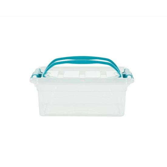 Whitefurze Carry Box With Handles 5 Litre Clear 4 Whitefurze Carry Box With Handles 5 Litre Clear - Image 2